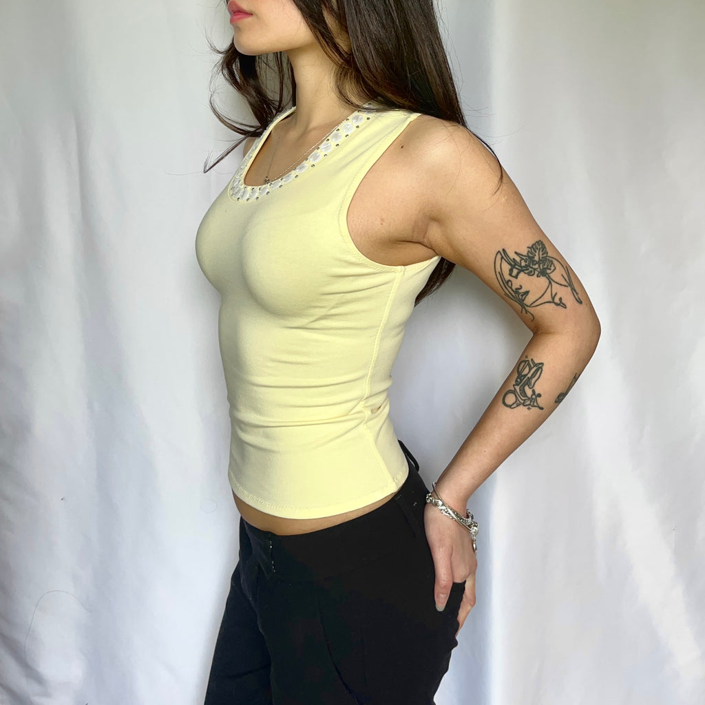 Tanjay Button Tank